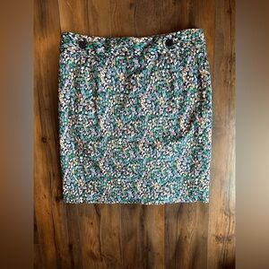 Laundry by Shelli Segal Floral Print Skirt Size 10 | Spring Work Midi